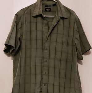 Haggar L luxury microfiber mens shirt